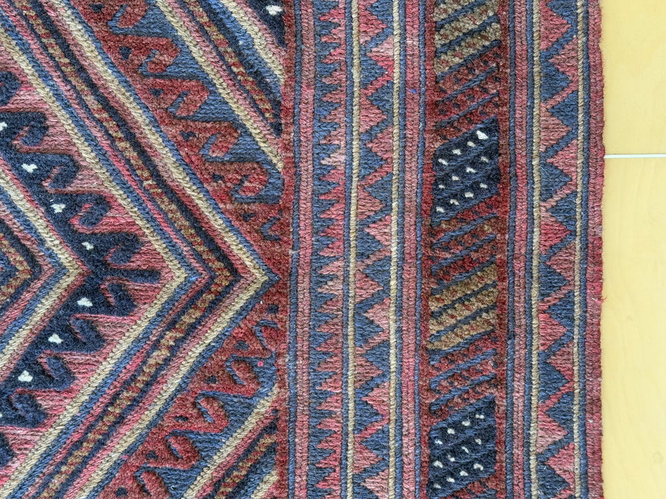 Excellent Handmade Oriental Mashwani Kilim Rug Size: 100 x 111cm- Rugs Direct