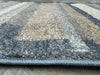 Kimya Collection Modern Striped Rug in Earth and Denim Tones –  HALLWAY RUNNER 80CM X CUT TO ORDER- RUGS DIRECT 