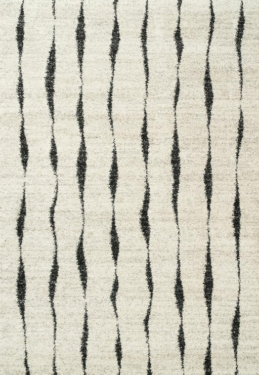 Modern Striped Abstract Mehari Rug Size: 160 x 230cm- Rugs Direct 