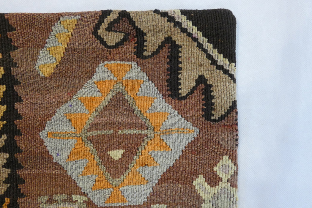 Turkish Hand Made Kilim Cushion Cover-Rugs Direct