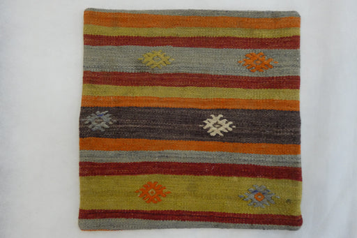 Turkish Hand Made Kilim Cushion Cover (Size: 45 x 45cm)-Rugs Direct