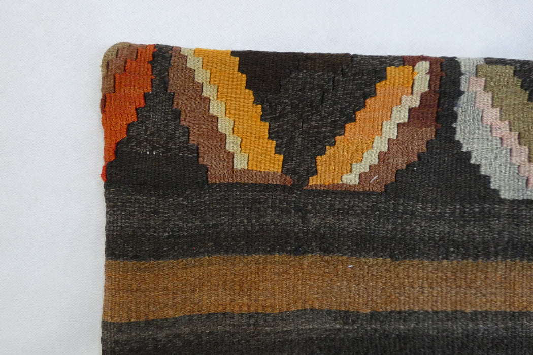 Turkish Hand Made Kilim Cushion Cover (Size: 45 x 45cm)-Rugs Direct