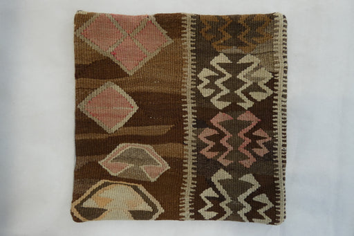 Turkish Hand Made Kilim Cushion Cover (Size: 40 x 40cm)-Rugs Direct