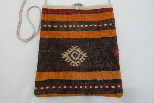 Turkish Kilim Handmade Shoulder Bag "Okan"-Rugs Direct