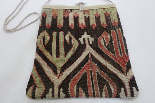 Turkish Kilim Handmade Shoulder Bag "Derya"-Rugs Direct