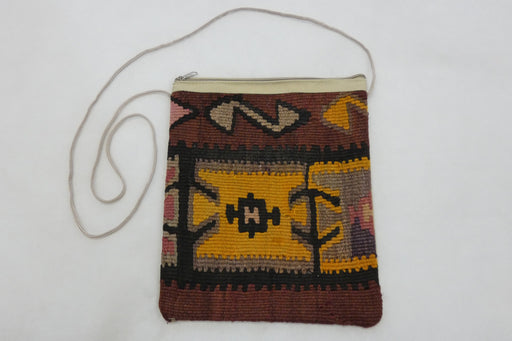 Turkish Kilim Handmade Shoulder Bag "Cem"-Rugs Direct