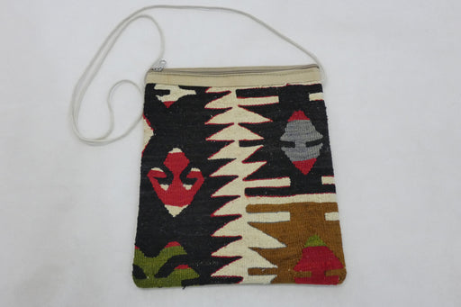 Turkish Kilim Handmade Shoulder Bag "Ayda"-Rugs Direct