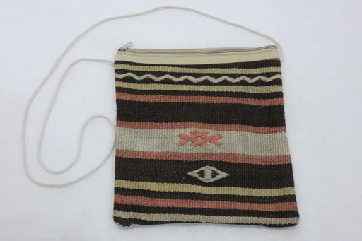 Turkish Kilim Handmade Shoulder Bag "Rana"-Rugs Direct