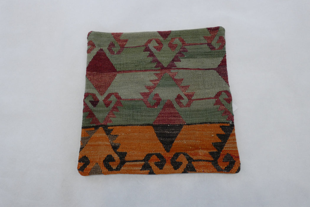 Turkish Hand Made Kilim Cushion Cover (Size: 40 x 40cm)