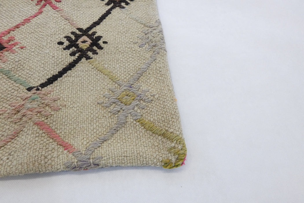 Turkish Hand Made Kilim Cushion Cover (Size: 40 x 40cm)-Rugs Direct