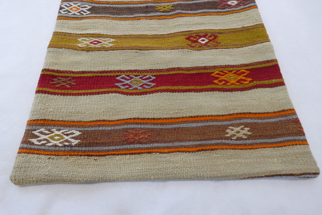 Turkish Hand Made Kilim Cushion Cover (Size: 60 x 60cm)-Rugs DIrect