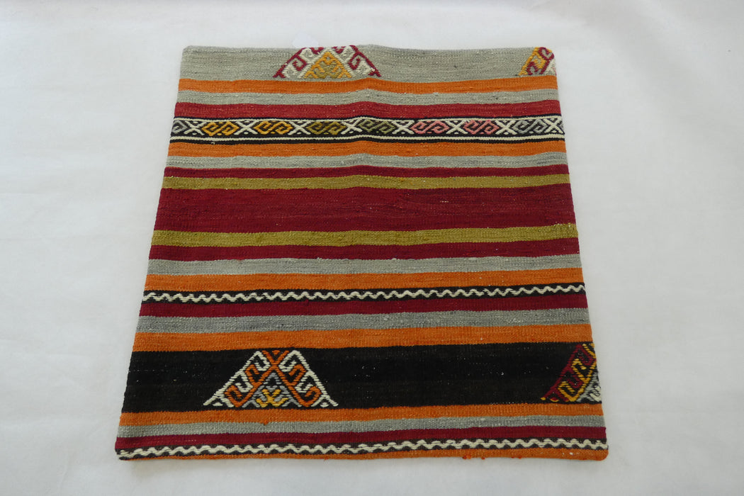 Turkish Hand Made Kilim Cushion Cover (Size: 60 x 60cm)-Rugs Direct