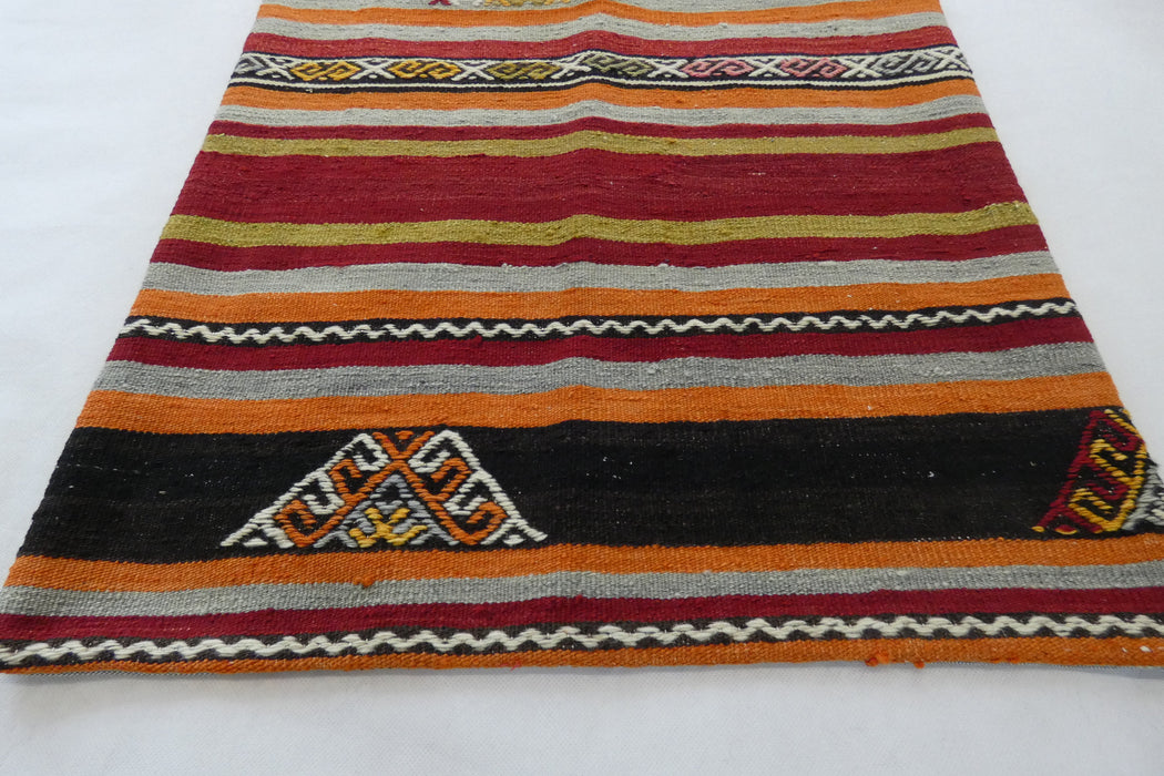 Turkish Hand Made Kilim Cushion Cover (Size: 60 x 60cm)-Rugs Direct