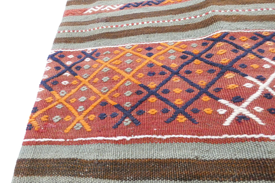 Turkish Hand Made Kilim Cushion Cover (Size: 60 x 60cm)-Rugs Direct