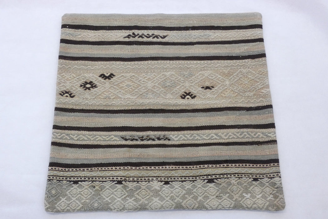 Turkish Hand Made Kilim Cushion Cover (Size: 60 x 60cm)-Rugs Direct