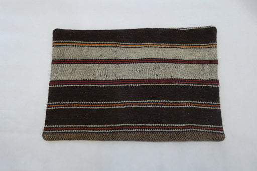 Turkish Hand Made Vintage Kilim Lumbar Pillow Cover (Size: 40 x 60cm)-Rugs Direct