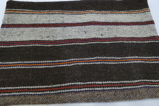 Turkish Hand Made Vintage Kilim Lumbar Pillow Cover (Size: 40 x 60cm)-Rugs Direct