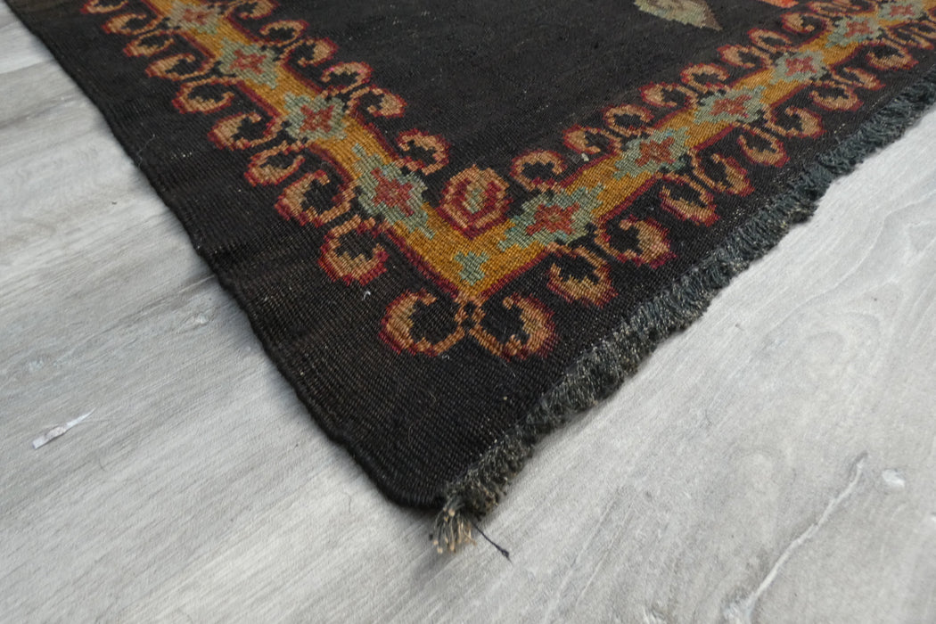 Vintage Moldavian Hand Made Kilim Rug Size: 214 x 198cm- Rugs Direct