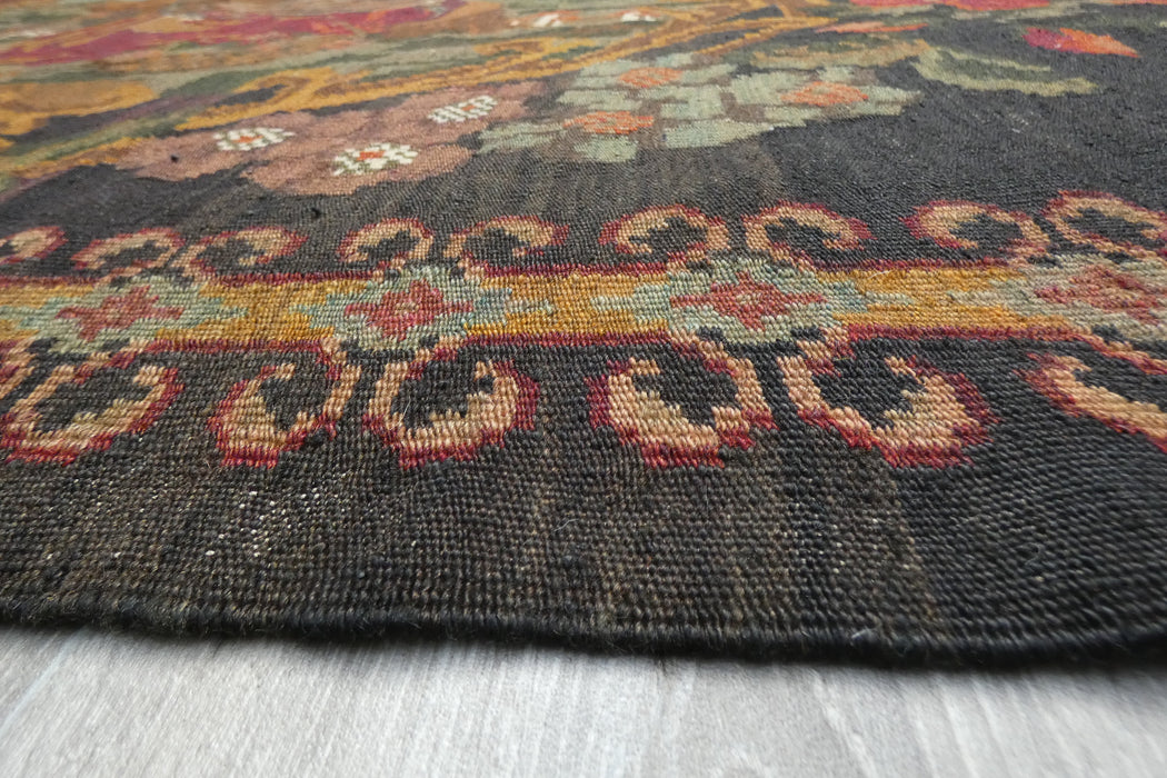 Vintage Moldavian Hand Made Kilim Rug Size: 214 x 198cm- Rugs Direct