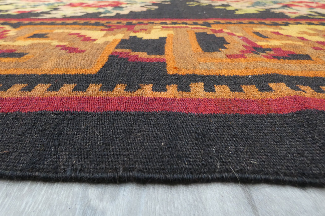 Vintage Moldavian Hand Made Kilim Rug  Size: 216 x 168cm- Rugs Direct 