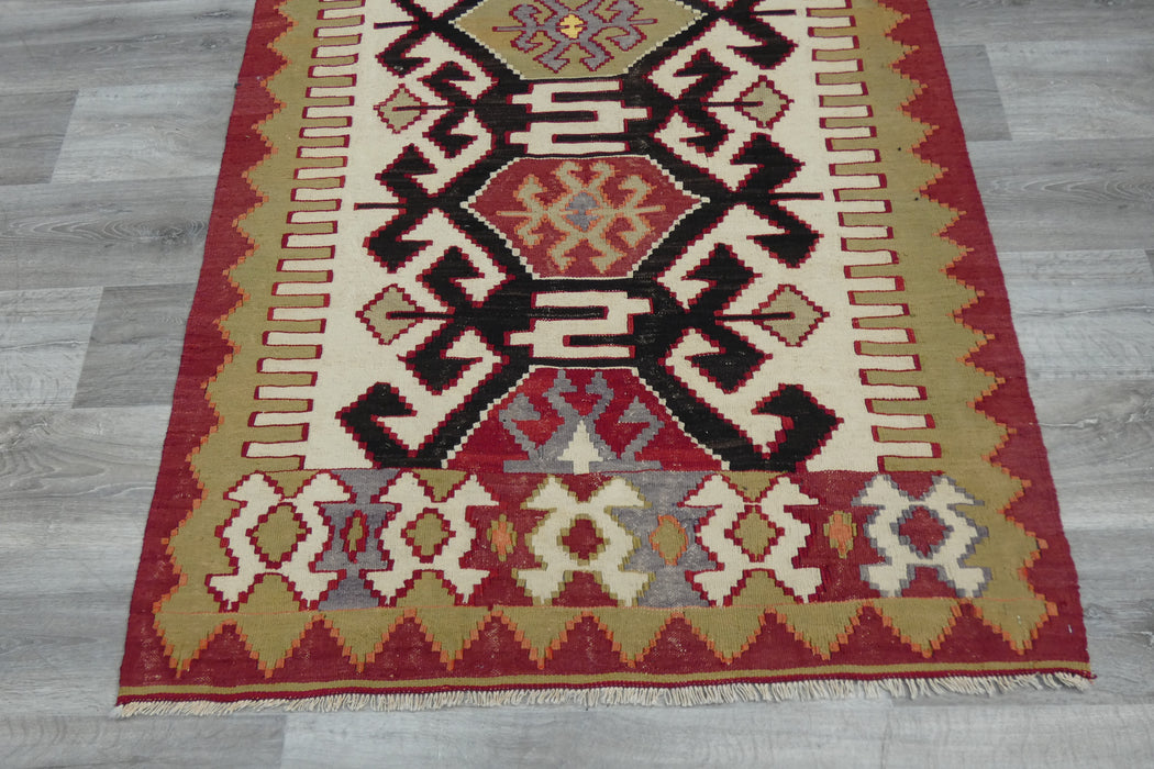 Handmade Fine Turkish Anatolian Kilim Rug Size: 196 x 115cm-Rugs Direct