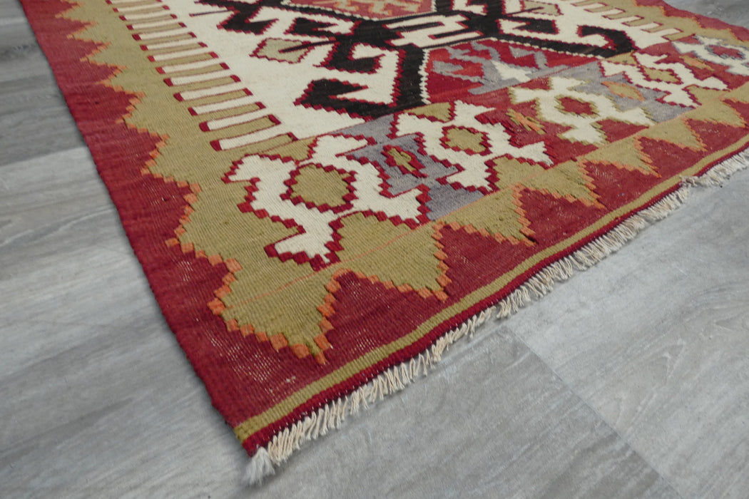 Handmade Fine Turkish Anatolian Kilim Rug Size: 196 x 115cm-Rugs Direct