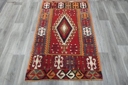 Handmade Fine Turkish Anatolian Kilim Rug Size: 178 x 115cm-Rugs Direct 