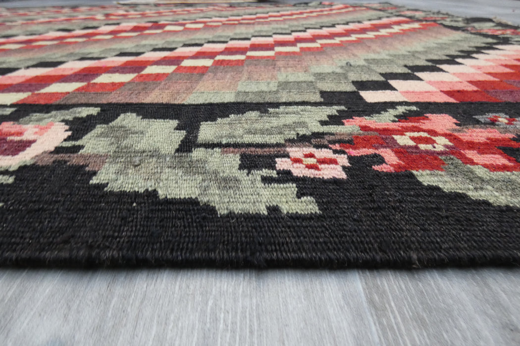 Vintage Moldavian Hand Made Kilim Rug Size: 200 x 155cm- Rugs Direct 