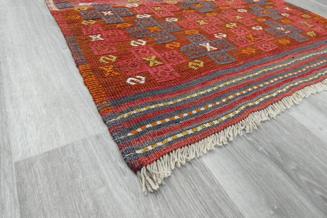 Handmade Fine Turkish  Anatolian Kilim Rug Size: 130 x 90cm- Rugs Direct