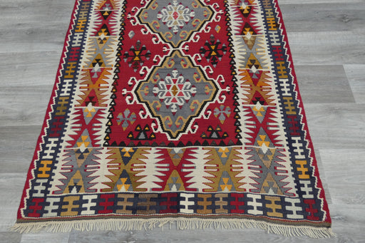 Handmade Fine Turkish Anatolian Kilim Rug Size: 200 x 110cm- Rugs Direct 