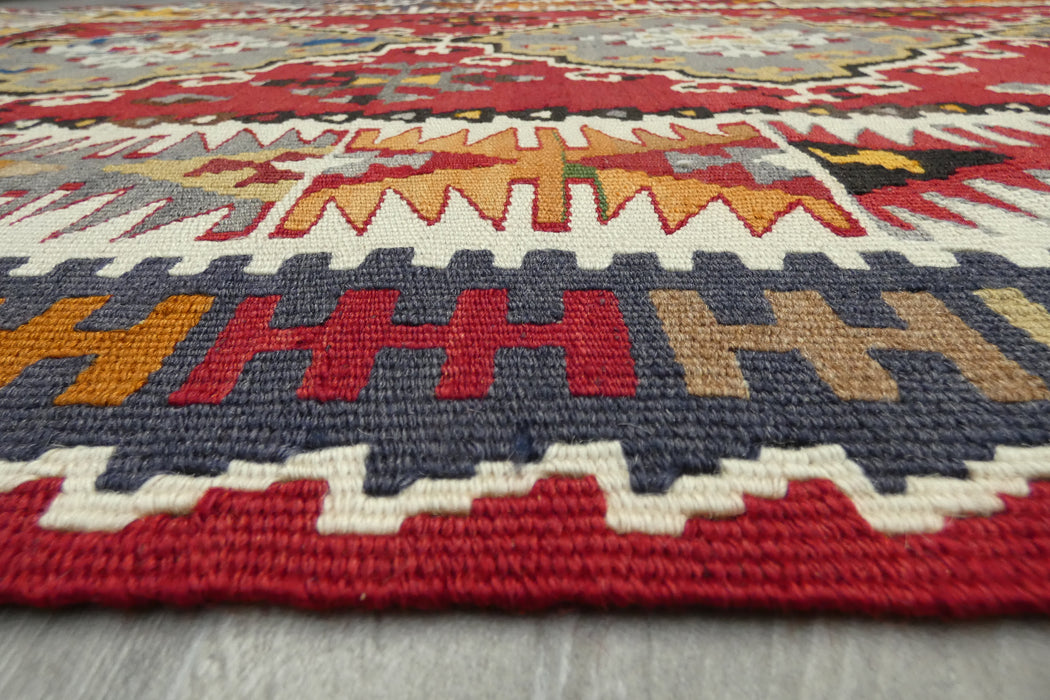 Handmade Fine Turkish Anatolian Kilim Rug Size: 200 x 110cm- Rugs Direct 