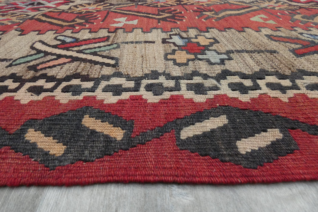 Handmade Fine Turkish Anatolian Kilim Rug Size: 220 x 115cm