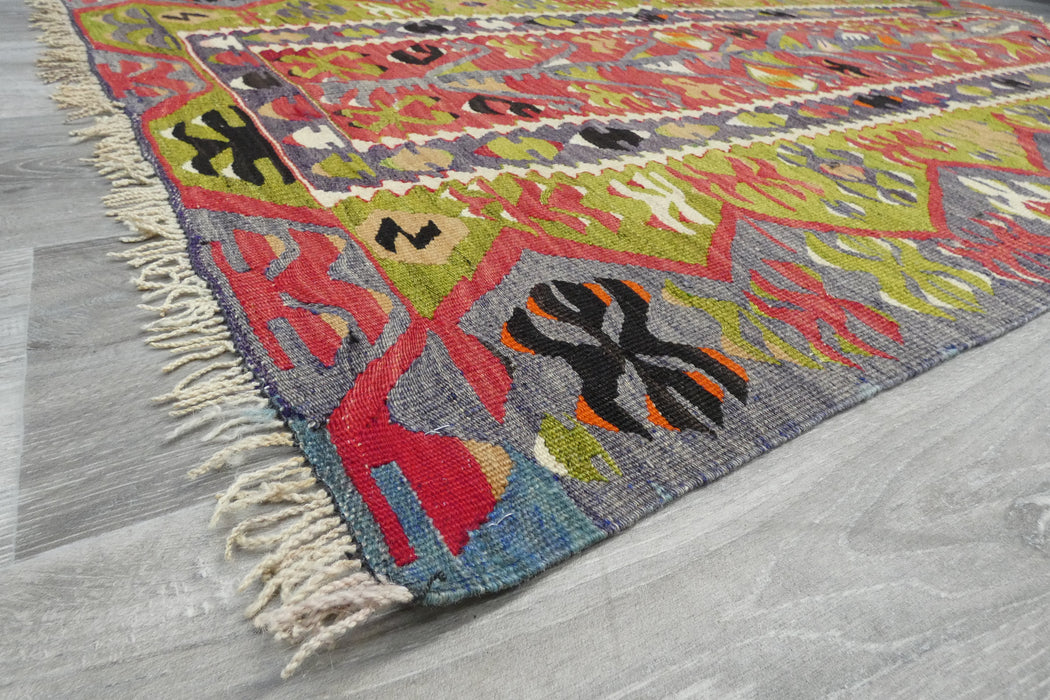 Handmade Fine Turkish Anatolian Kilim Rug Size: 150 x 92cm- Rugs Direct 