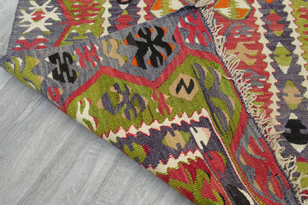 Handmade Fine Turkish Anatolian Kilim Rug Size: 150 x 92cm- Rugs Direct 