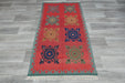 Handmade Fine Turkish Anatolian Kilim Rug Size: 200 x 110cm- Rugs Direct