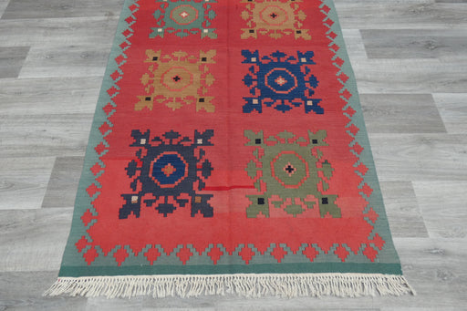 Handmade Fine Turkish Anatolian Kilim Rug Size: 200 x 110cm- Rugs Direct