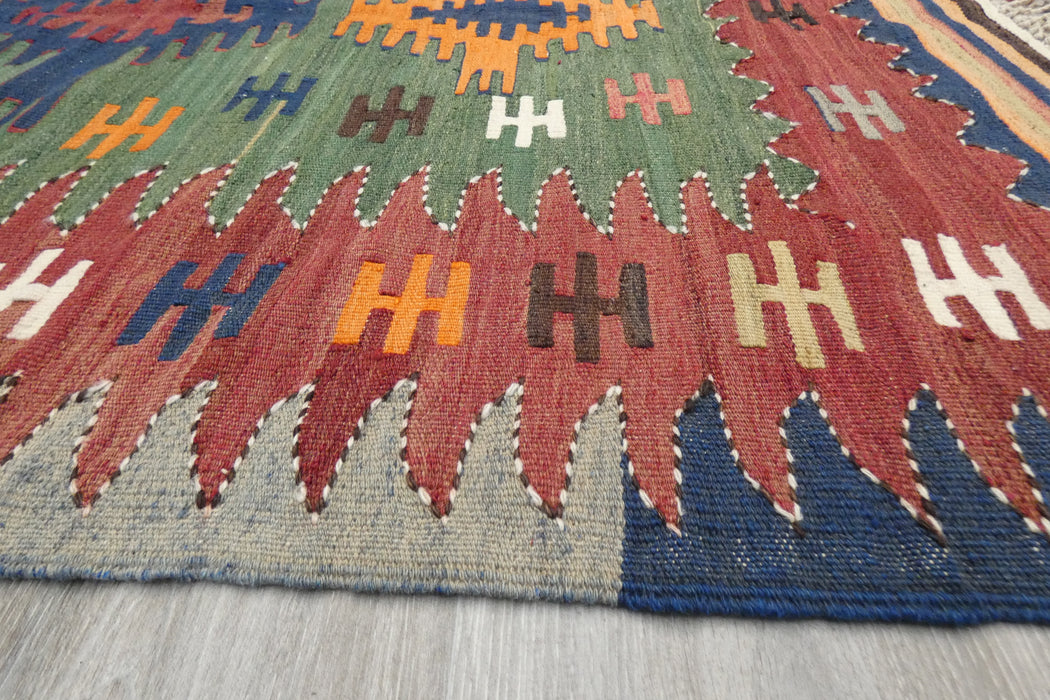 Handmade Fine Turkish Anatolian Kilim Rug Size: 167 x 117cm- Rugs Direct