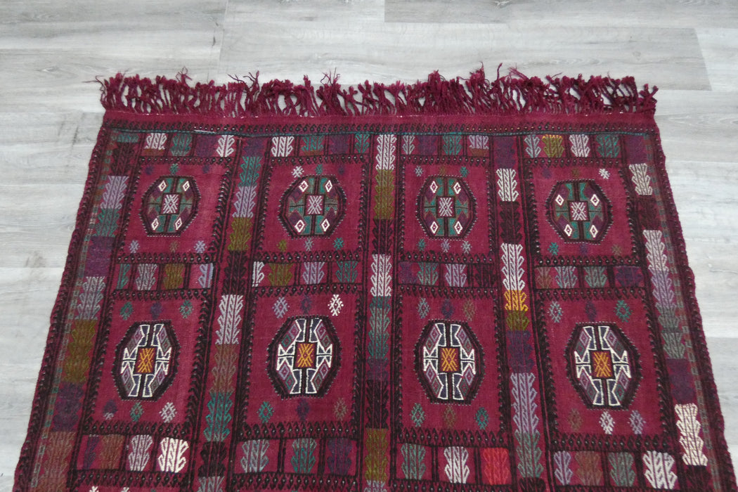 Handmade Fine Turkish Anatolian Kilim Rug Size: 160 x 132cm- Rugs Direct