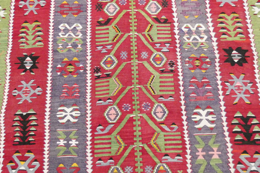 Handmade Fine Turkish Anatolian Kilim Rug Size: 207 x 150cm- Rugs Direct 