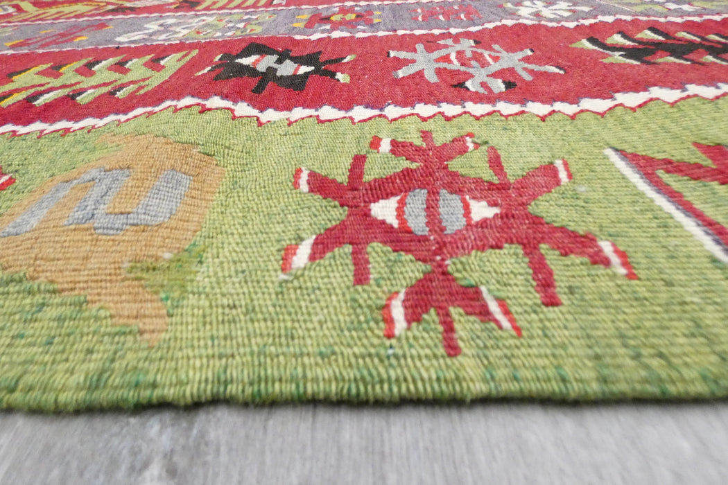 Handmade Fine Turkish Anatolian Kilim Rug Size: 207 x 150cm- Rugs Direct 