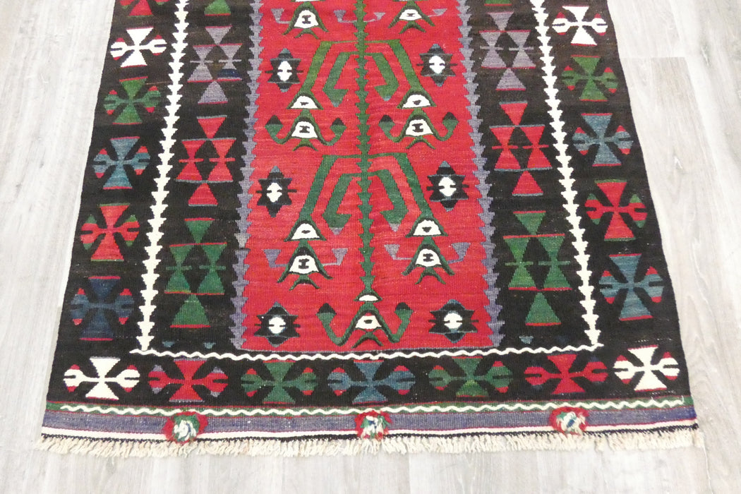 Handmade Fine Turkish Anatolian Kilim Rug Size: 165 x 106cm- Rugs Direct 