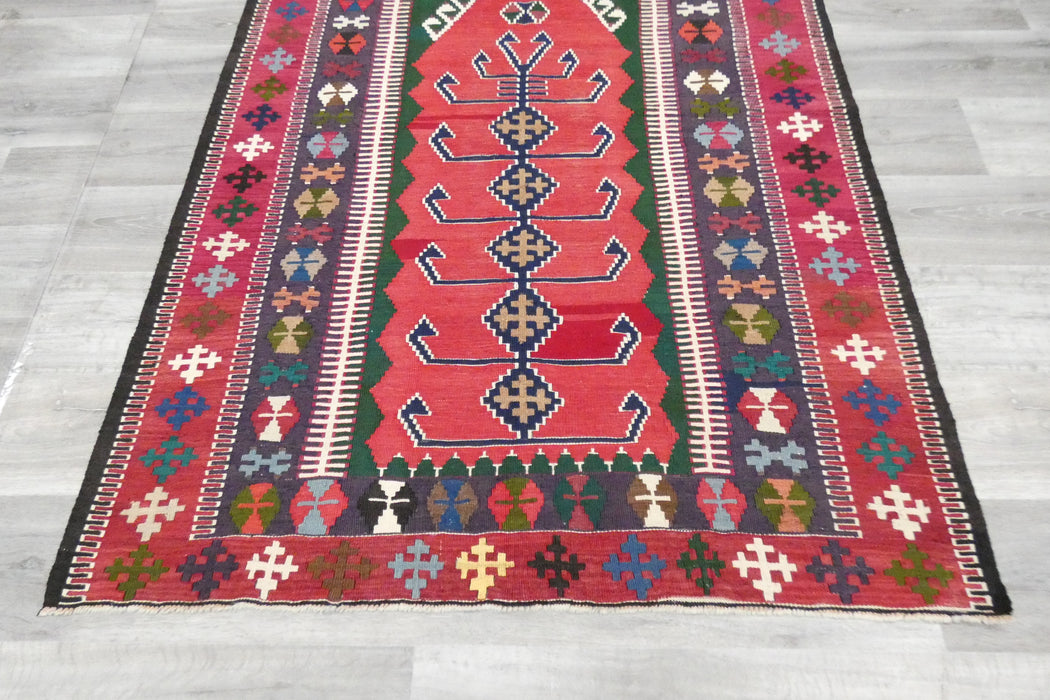 Handmade Fine Turkish Anatolian Kilim Rug Size: 180 x 130cm- Rugs Direct 