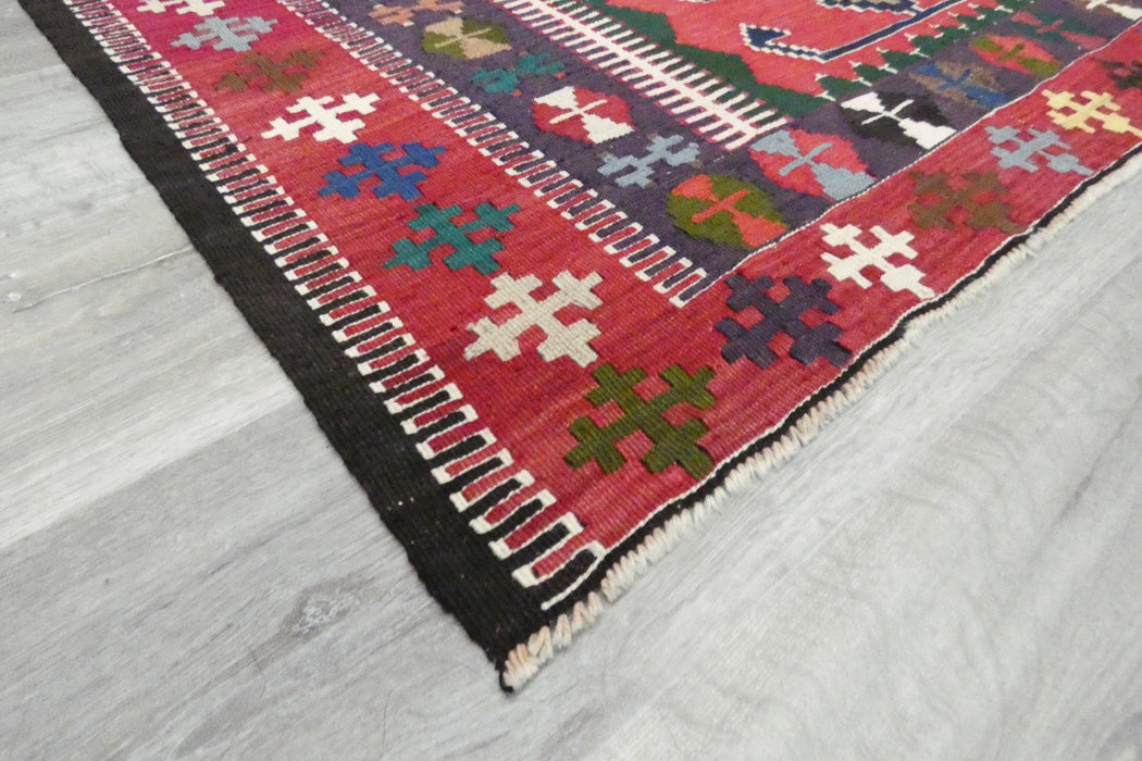 Handmade Fine Turkish Anatolian Kilim Rug Size: 180 x 130cm- Rugs Direct 