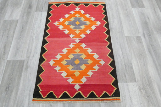 Handmade Fine Turkish Anatolian Kilim Rug Size: 135 x 85cm-Rugs direct 