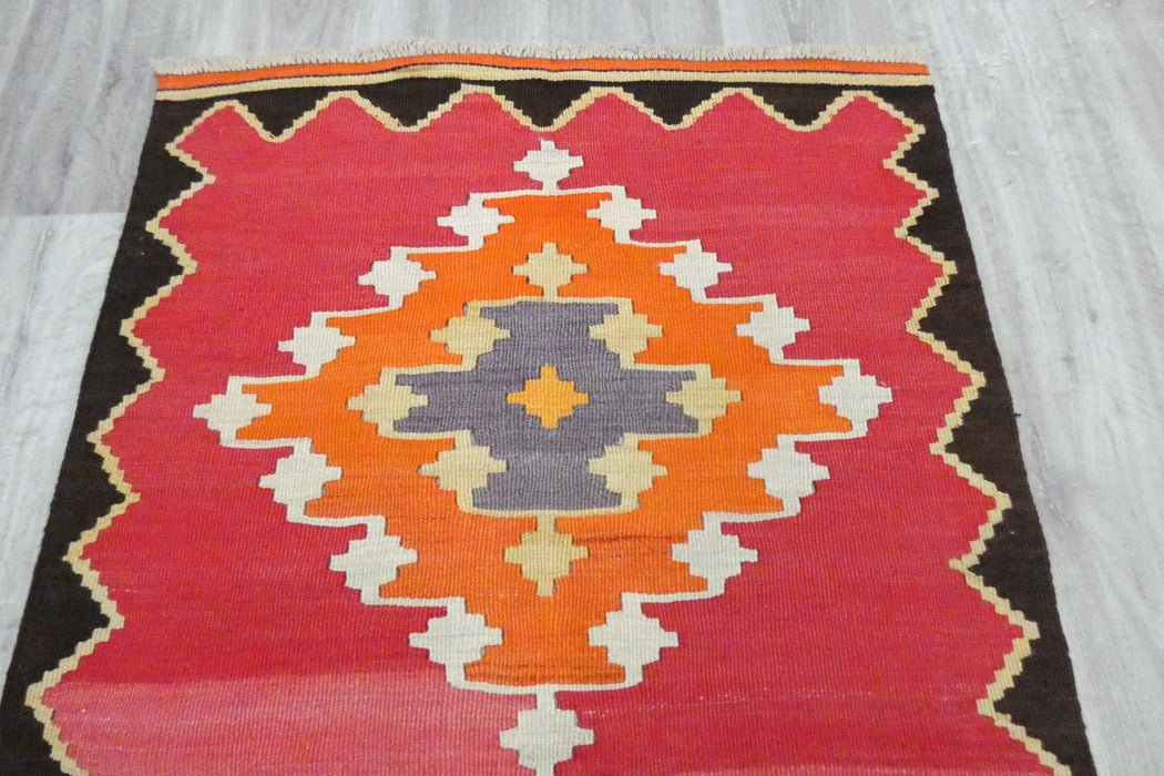 Handmade Fine Turkish Anatolian Kilim Rug Size: 135 x 85cm-Rugs direct 