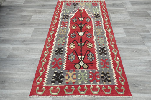 Handmade Fine Turkish Anatolian Kilim Rug Size: 195 x 105cm- Rugs Direct 