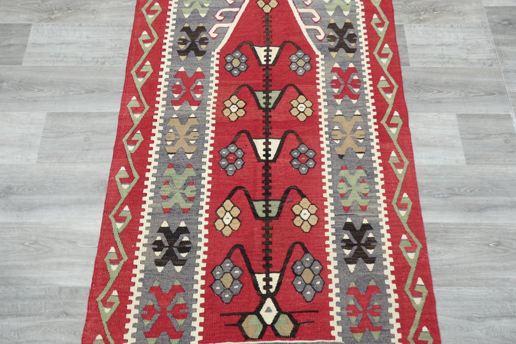 Handmade Fine Turkish Anatolian Kilim Rug Size: 195 x 105cm- Rugs Direct 