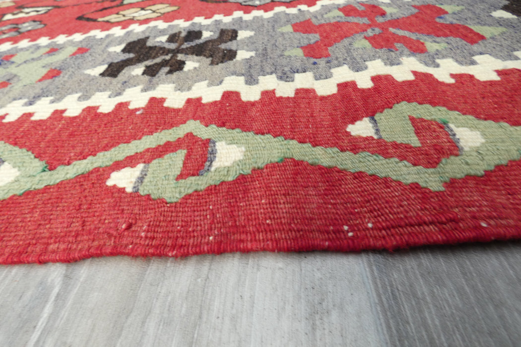 Handmade Fine Turkish Anatolian Kilim Rug Size: 195 x 105cm- Rugs Direct 