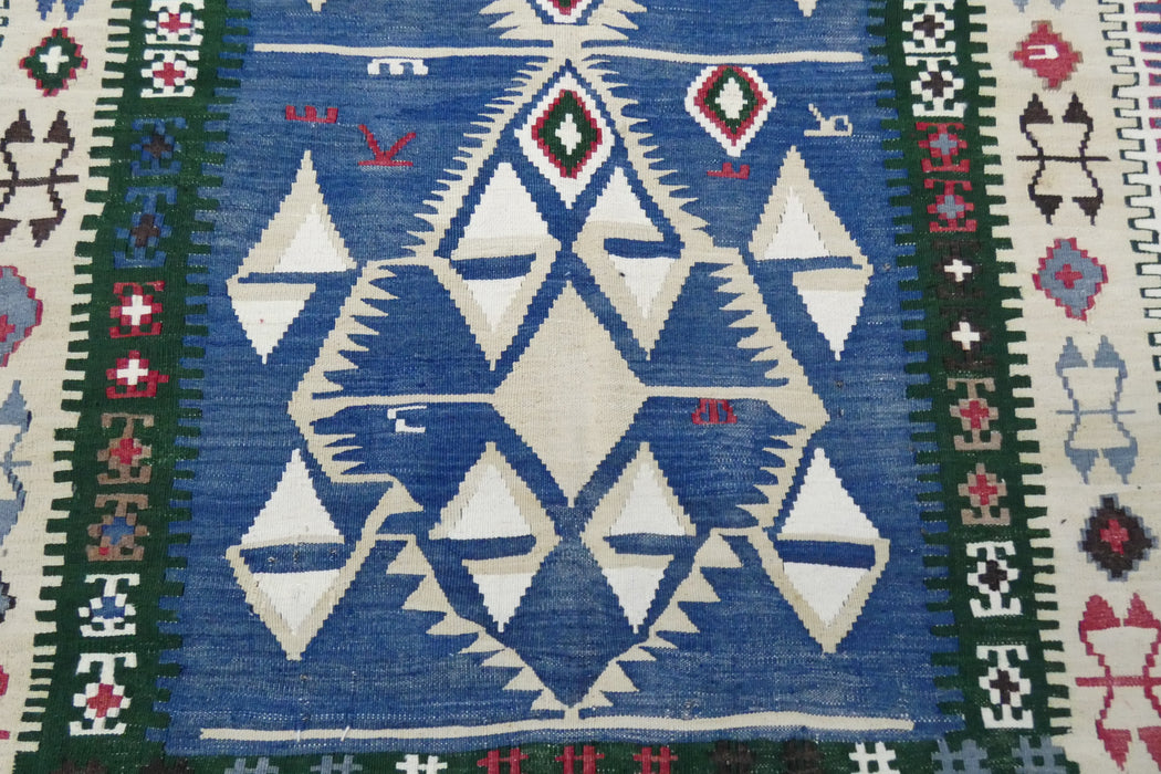 Handmade Fine Turkish Anatolian Kilim Rug Size: 170 x 147cm- Rugs Direct 