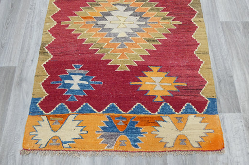 Handmade Fine Turkish Anatolian Kilim Rug Size: 148 x 98cm- Rugs Direct 